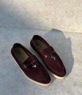 NEW Loro Piana Loafers with croco